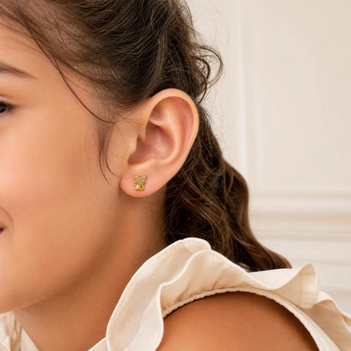 Pet Earrings in 18K Gold