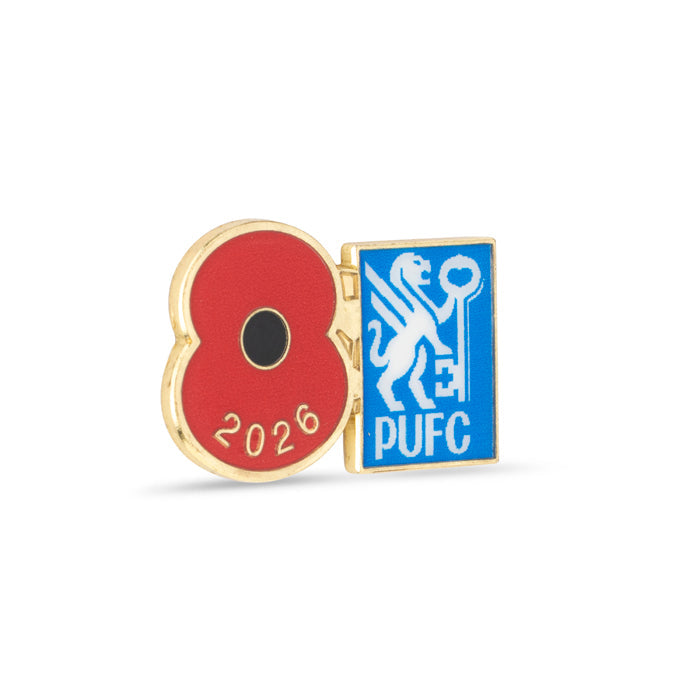 Peterborough United Poppy Football Pin 2026