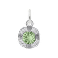 Petite August Birthstone Charm in Sterling Silver