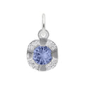 Petite September Birthstone Charm in Sterling Silver