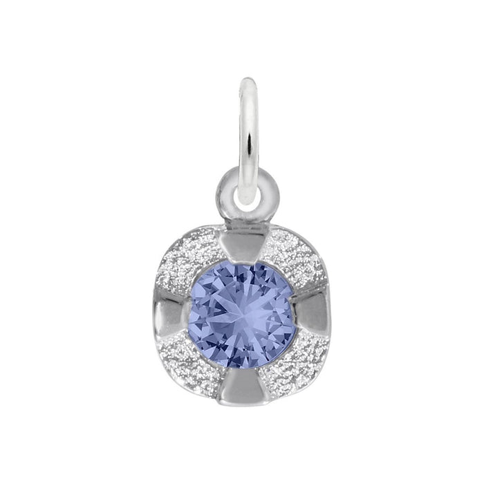 Petite September Birthstone Charm in Sterling Silver