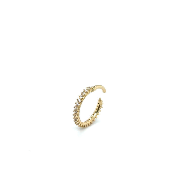 Piercing de Ouro 18k com Zirconias - Ricca Jewelry