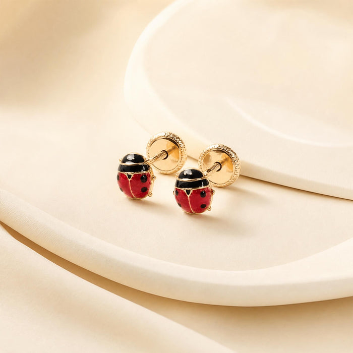 Pino with Joaninha Earrings in 18K Gold