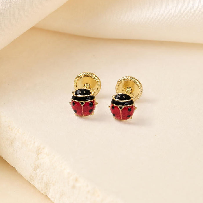Pino with Joaninha Earrings in 18K Gold