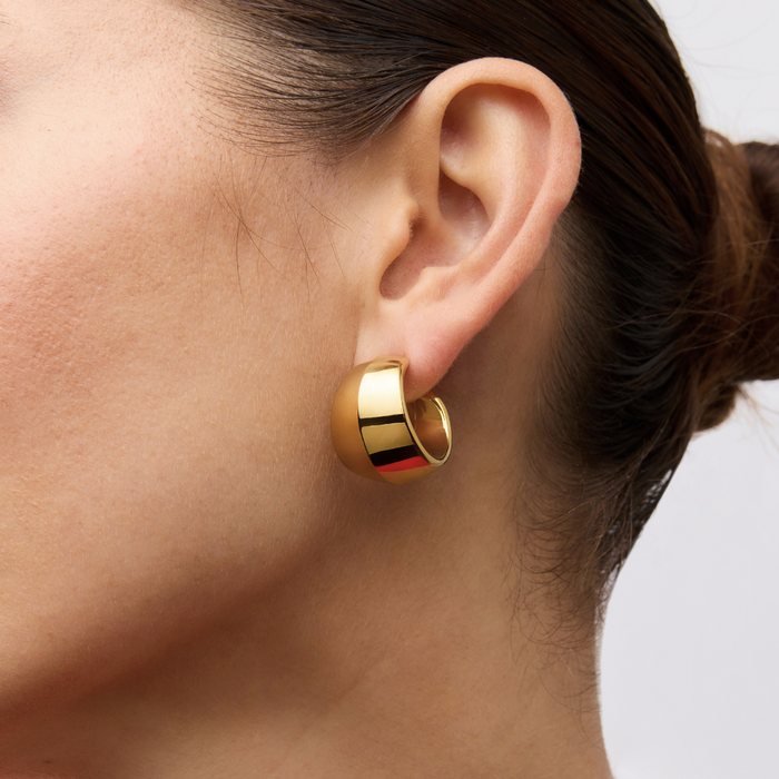 Piper Chunky Hoop Earrings (Gold & Silver)