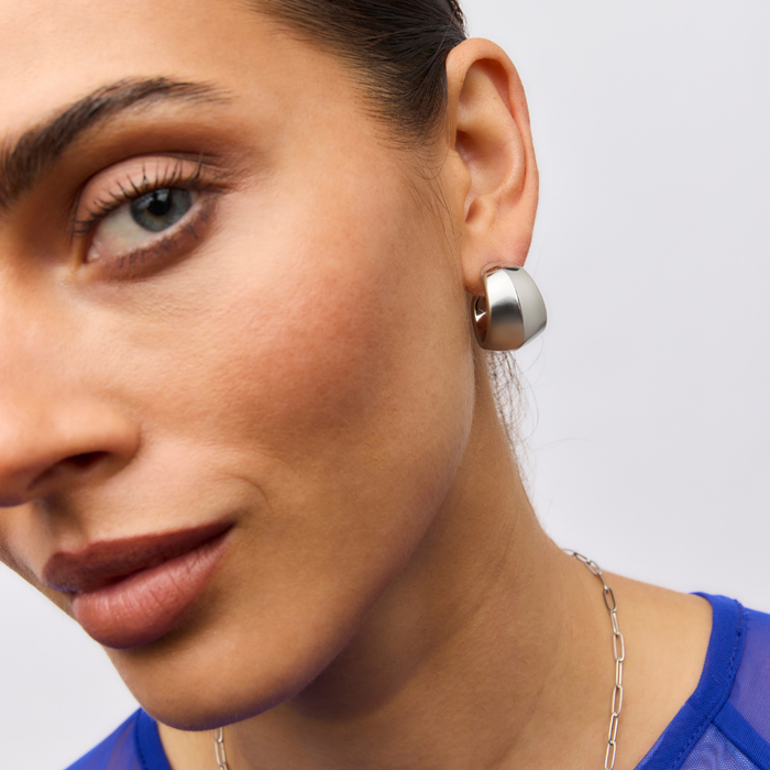 Piper Chunky Hoop Earrings (Gold & Silver)