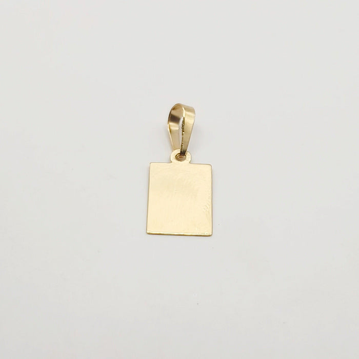Plaquinha Filigree Pendant in 18K Gold