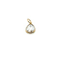 Pingente em Ouro 18k Ponto de Luz Gota / 18k Gold Pendant Drop Light Point - Ricca Jewelry