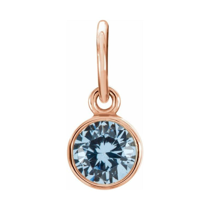 Posh Mommy® Imitation Birthstone Charm/Pendant