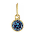 Posh Mommy® Imitation Birthstone Charm/Pendant