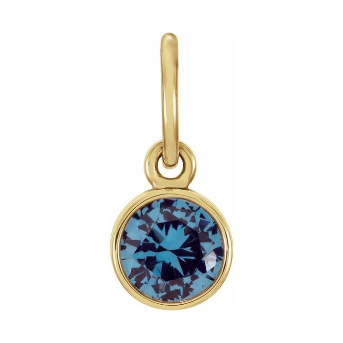 Posh Mommy® Imitation Birthstone Charm/Pendant