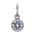 Posh Mommy® Imitation Birthstone Charm/Pendant