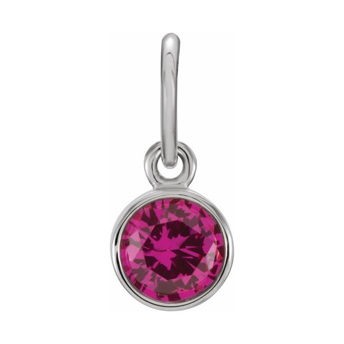 Posh Mommy® Imitation Birthstone Charm/Pendant
