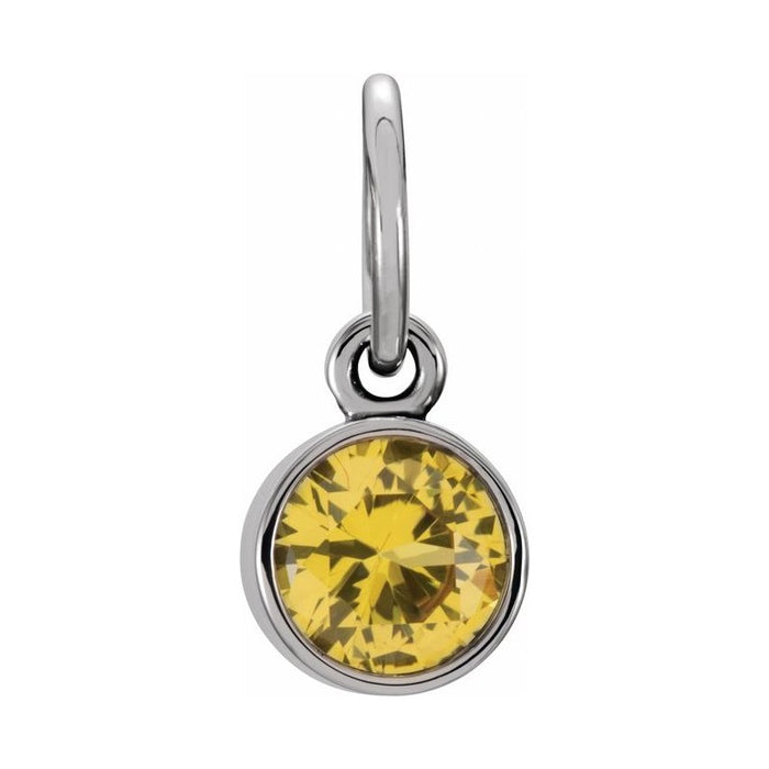 Posh Mommy® Imitation Birthstone Charm/Pendant