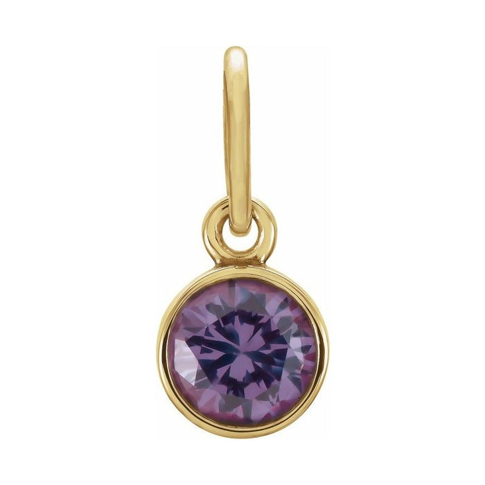 Posh Mommy® Imitation Birthstone Charm/Pendant