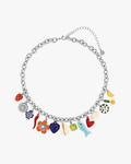 Positano Charm Necklace - Silver
