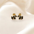 Puppy Earrings in 18K Gold