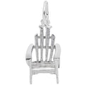 Rembrandt Adirondack Chair Charm in Sterling Silver