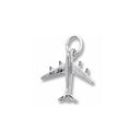 Rembrandt Airplane Charm in Sterling Silver