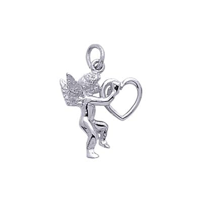 Rembrandt Angel Charm in Sterling Silver