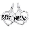 Rembrandt Best Friends Charm in Sterling Silver