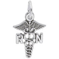 Rembrandt Caduceus/R.N.Charm in Sterling Silver
