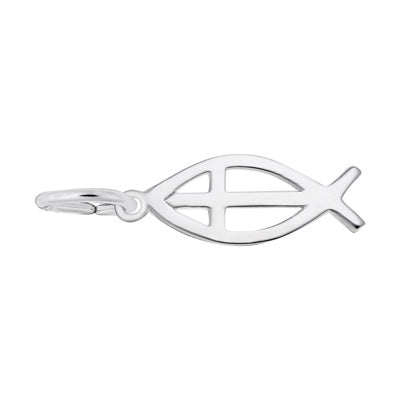 Rembrandt Christian Fish Charm in Sterling Silver