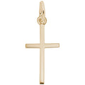 Rembrandt Cross Charm in 10kt Yellow Gold