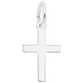 Rembrandt Cross Charm in Sterling Silver