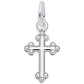 Rembrandt Cross Charm in Sterling Silver