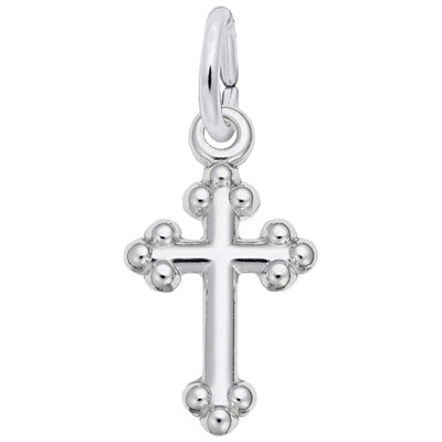Rembrandt Cross Charm in Sterling Silver