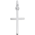 Rembrandt Cross Charm in Sterling Silver