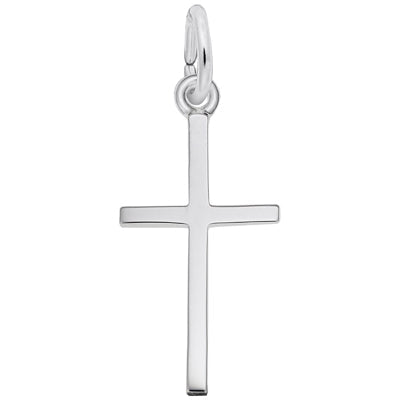 Rembrandt Cross Charm in Sterling Silver