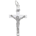 Rembrandt Crucifix Charm in Sterling Silver