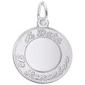 Rembrandt Date Charm in Sterling Silver