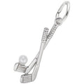 Rembrandt Golf Clubs Charm in Sterling Silver