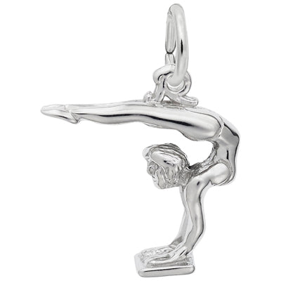 Rembrandt Gymnast Charm in Sterling Silver
