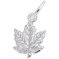 Rembrandt Maple Leaf Charm in Sterling Silver