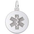 Rembrandt Medic Alert Charm in Sterling Silver