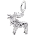 Rembrandt Moose Charm in Sterling Silver