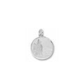 Rembrandt Mountain Scene Charm in Sterling Silver