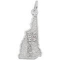 Rembrandt New Hampshire Charm in Sterling Silver