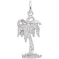 Rembrandt Palm Tree Charm in Sterling Silver