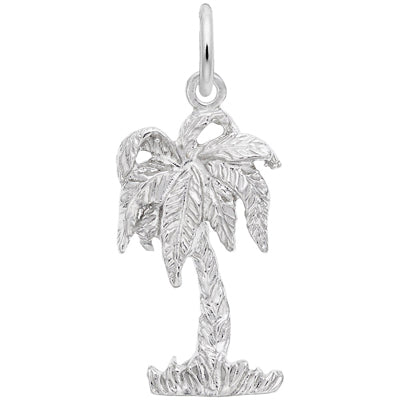 Rembrandt Palm Tree Charm in Sterling Silver