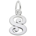 Rembrandt Rembrandt "S" Initial Charm in Sterling Silver