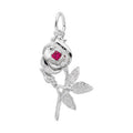 Rembrandt Rose Charm in Sterling Silver