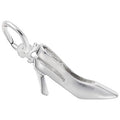 Rembrandt Sling Back Shoe Charm in Sterling Silver