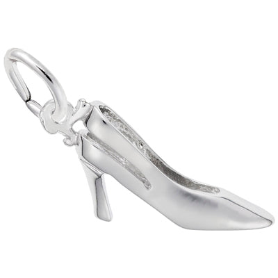 Rembrandt Sling Back Shoe Charm in Sterling Silver