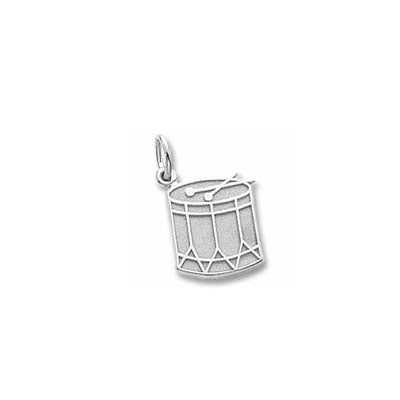 Rembrandt Snare Drum Charm in Sterling Silver