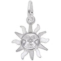 Rembrandt Sunburst Charm in Sterling Silver